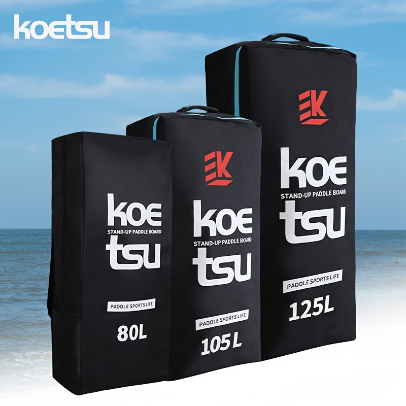 

Koetsu 80l/105l/125l Large Capacity Paddle Backpack, Inflatable Paddle Bag, Portable Storage Bag For Outdoor Surfing