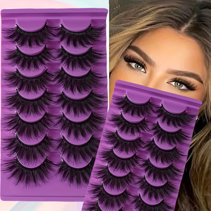 

7 Pairs Of 3d Eyelashes: High-quality, , And For A Look - Or