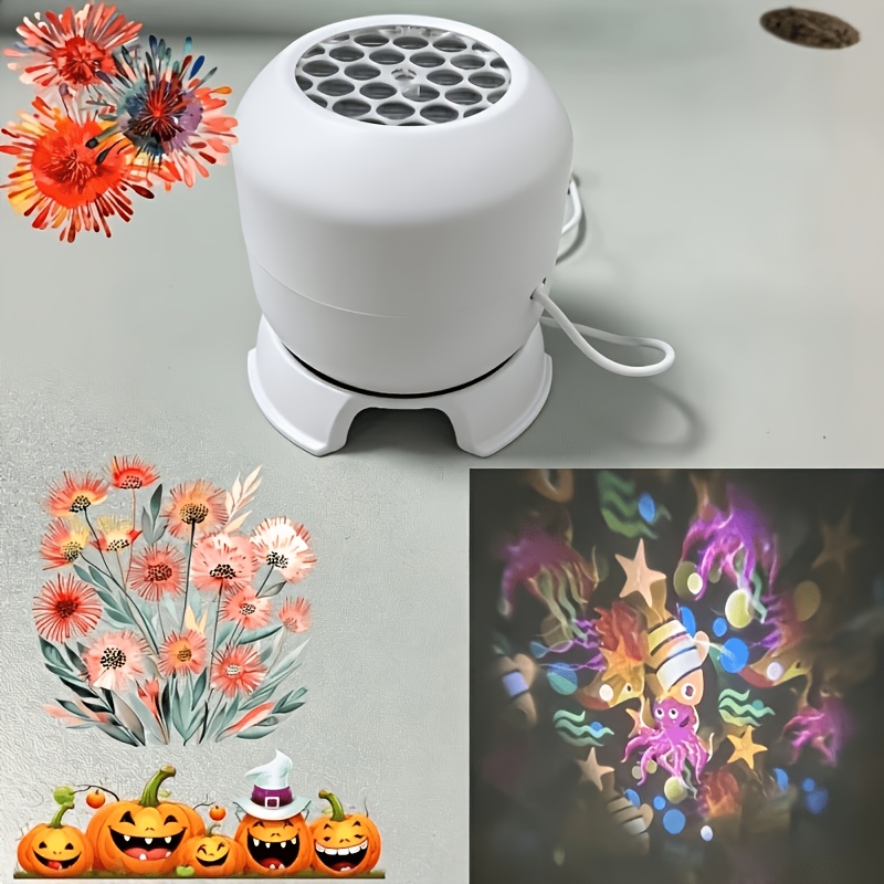 TEMU Innosinpo 1pc Lámpara de Proyección LED Estrellado y Luz Nocturna de Proyección Dinámica, Rotación de , Estilo USB, Adecuada para Dormitorio