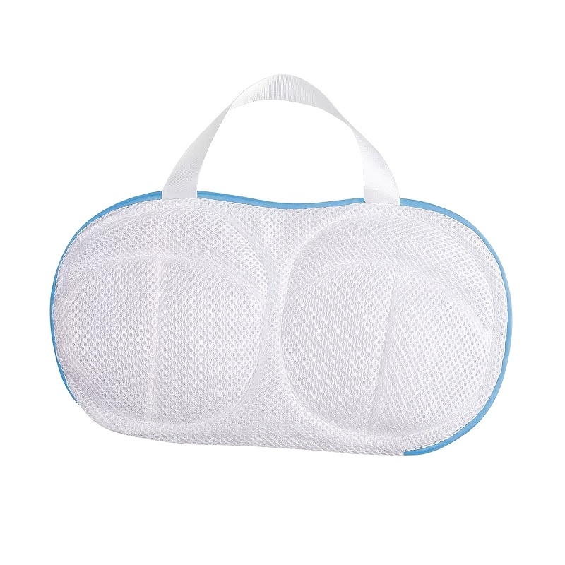 TEMU 1-Pack Ropa Interior Duradera para Lavandería | Poliéster, Cierre de Cremallera, Adecuada para Prendas Delicadas, Diseño , Bolsas de Lavandería