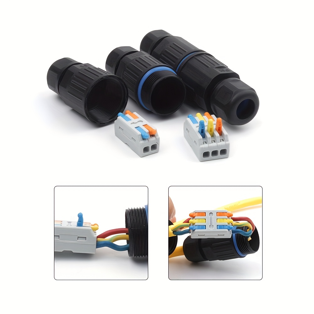 Connector Terminal Kit – Size 16 DT Contacts, 30 Male & 30 Female Terminals, 14-20 AWG Compatible, Solid Copper With Green-Stripe Design