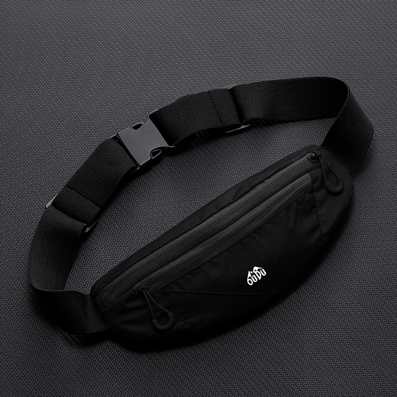Image of Versatile Double Zipper Waist Pack For Fitness, Ideal For Outdoor Activities Like Running, Cycling, And Hiking!