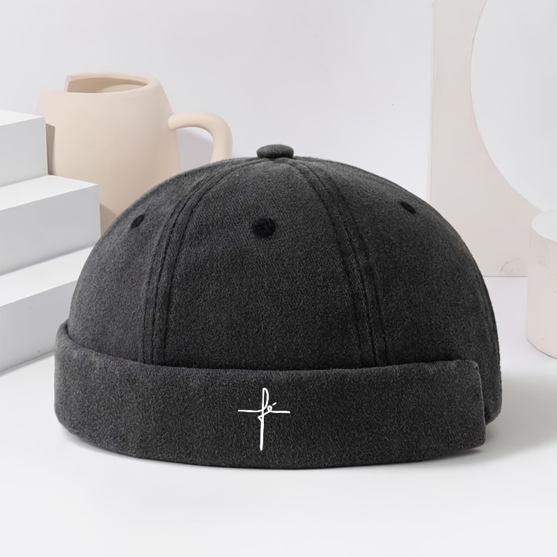 Adjustable Brimless Fedora, Soft Lightweight Vintage Sailor Hat