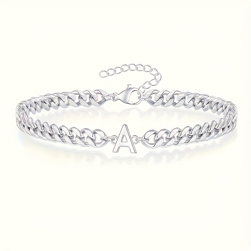 TEMU 1 pieza Pulseras con , Cadenas de joyería DIY, Joyería DIY, Pulseras de acero inoxidable, Cadenas, Accesorios de joyería, Pulseras para hombre,