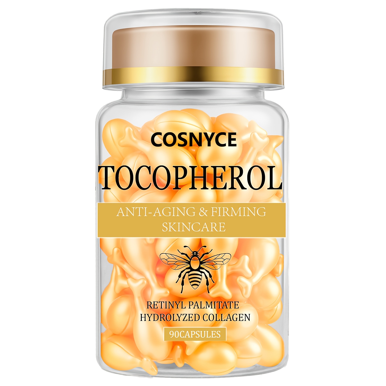 Image of 90pcs Firming Capsules Contain Retinol And Collagen To Smooth Lines. Are Light In Texture And Easily Absorbed