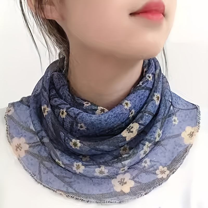 Women's Thin Versatile Scarf, Neck Scarf, And Carry