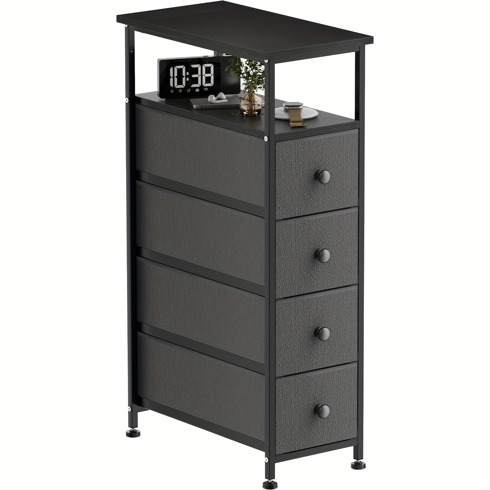 narrow dresser bedroom vertical chest drawers shelf 4 - Temu