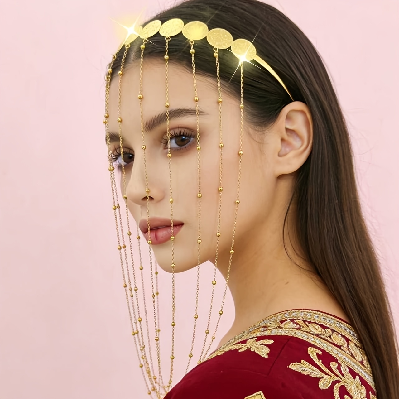 Kurdish-Style Women's Shairband with Tassels