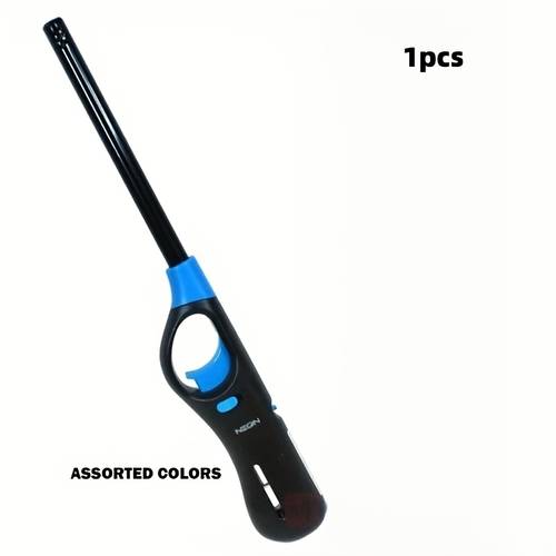 of a butane refill used for a windproof safe and versatile lighter suitable for candles fireplaces campfires and barbecues butane not included without battery