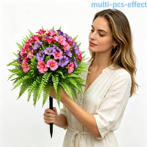 1pc Realistic -Resistant Artificial Ground- Green Plant Suitable for Weddings, Gardens, - -Resistant Plastic -Standing Foliage for All- Outdoor/ Decor, Low-Maintenance Suitable for Home,, Courtyard, Doorway