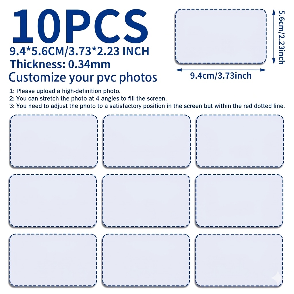 TEMU 5pcs/10pcs Logo//Image Personnalisé Applicable pour Portefeuille Album Photo Décoration de Bureau Maison Étude Souvenir Photo, Cadeau Unique,