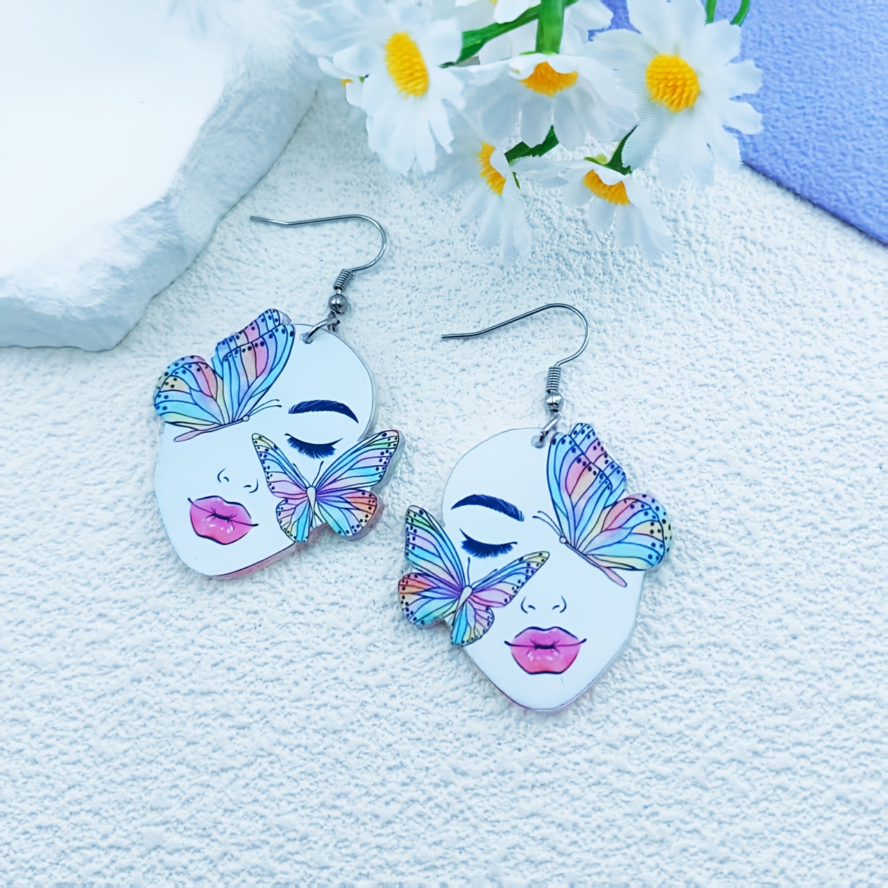 Women's Dreamy Butterfly Inspired Hoop Earrings