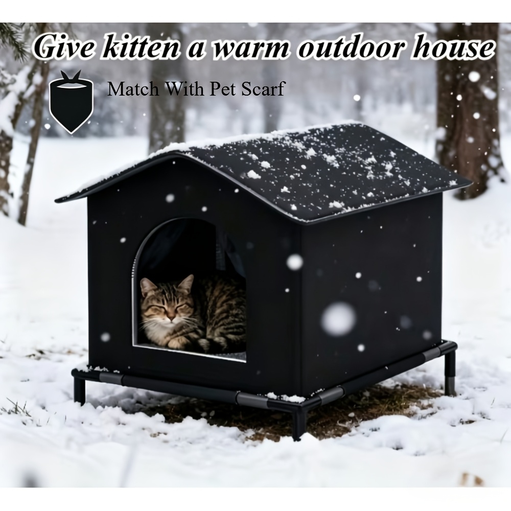 TEMU Outdoor Cat Cooling Houses Large Enclosed Tents For , Dog House In Summer