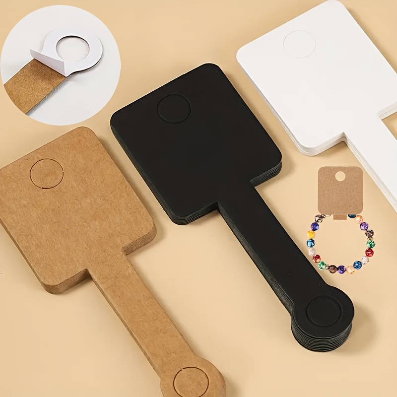 

Self-adhesive Foldable Jewelry Display Cards For Headbands, Necklaces, Bracelets, And Keychains - Decorative Packaging And Storage Tags -jewelry Making Display & Packaging Supplies