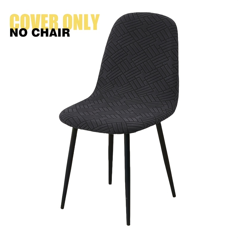 TEMU 1pc Elastic Windmill Jacquard Shell Chair Cover Chair Package Chair Cover