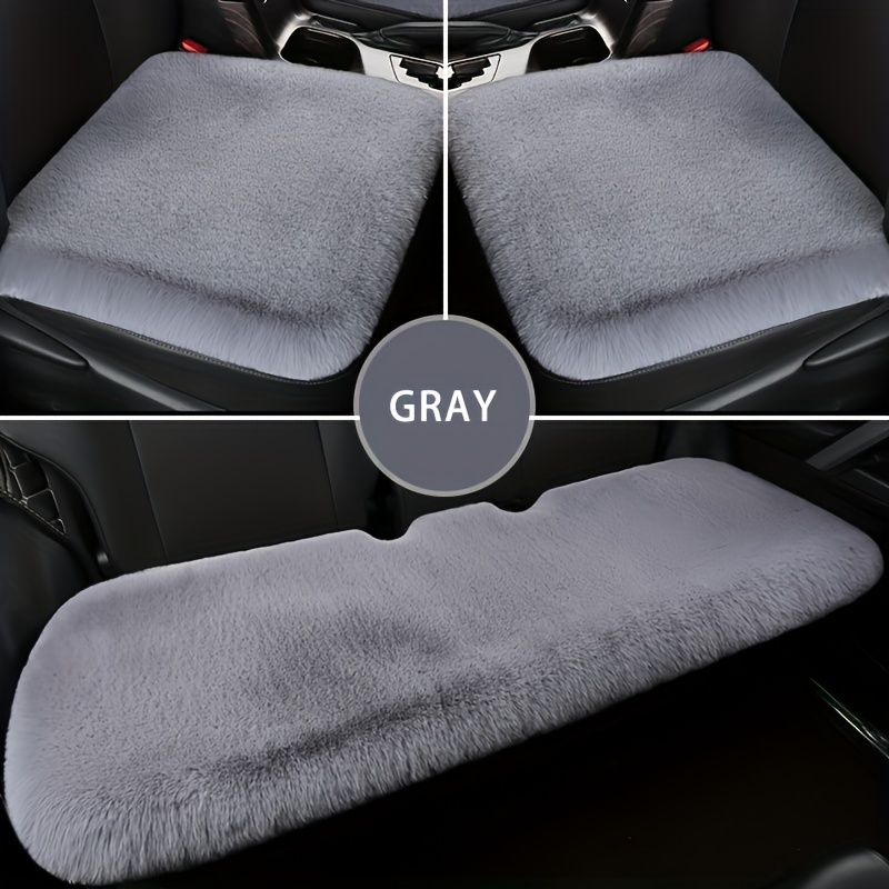 

Plush Car Seat Cushion - Portable, Hand-washable, Comfort For Driver Or Co- - Fits Most Vehicles