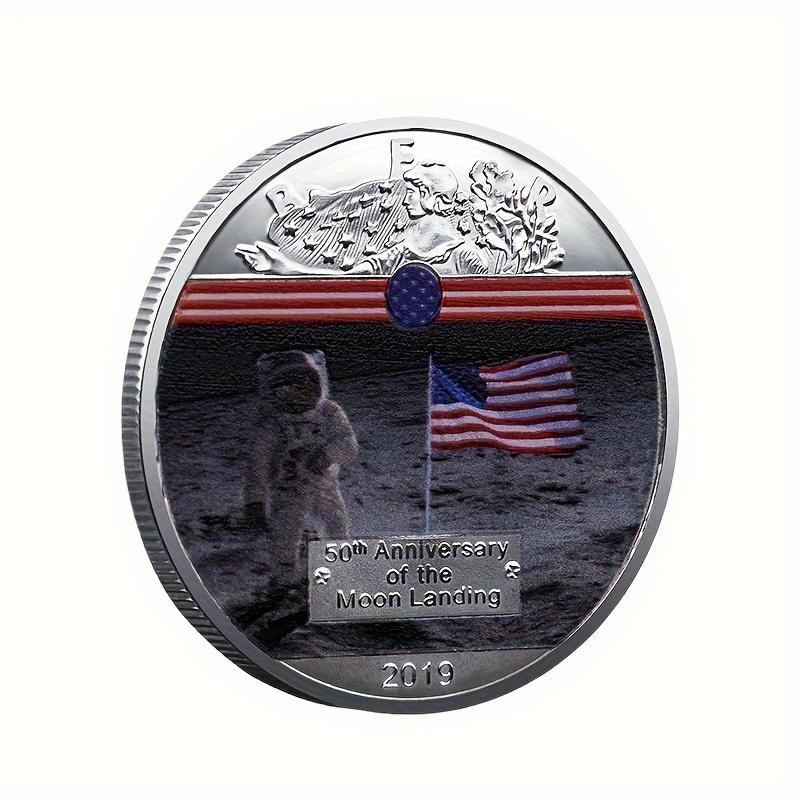 

50th Anniversary Of The Commemorative Coin - Iron Collectible Military Challenge Coin, Art Craft Gift For Thanksgiving, Christmas, , New Year - Patriotic Americana Souvenir