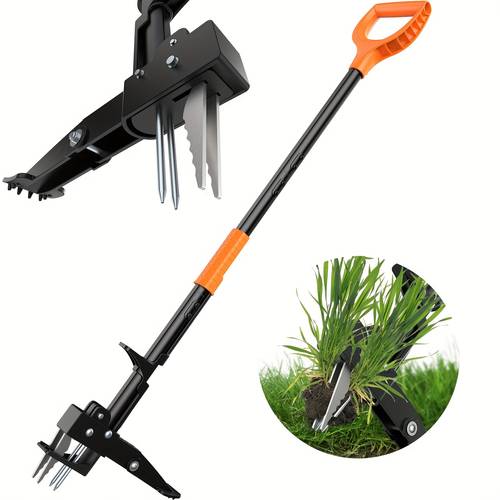 puller tool 42 stand up 4 claw gardening hand weeding tool garden weeder with d handle root weeder tool with design