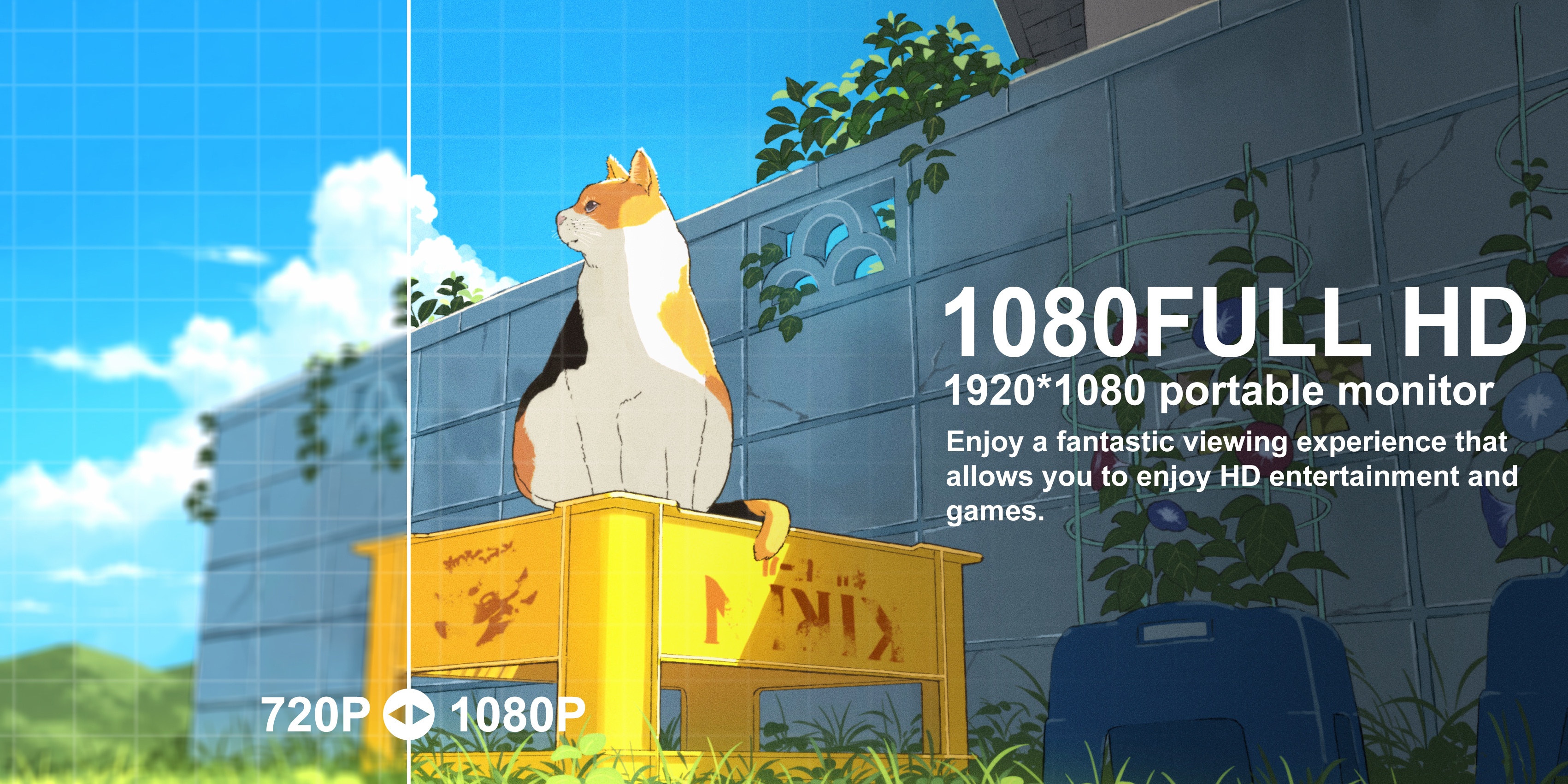 nseovs пренослив монитор со 15.6 инч, 1920x1080p hd, 72%srgb боја гамут,   освежување, вградени звучници и метална задна капак - usb-напојуван за лаптоп, пц, мини пц, телефон, гејминг конзола - патнички прилагодлив, приклучи и играј, екран за лаптоп, компатибилност со повеќе уреди, живописен дисплеј, издржлив екран Детали за производот 2