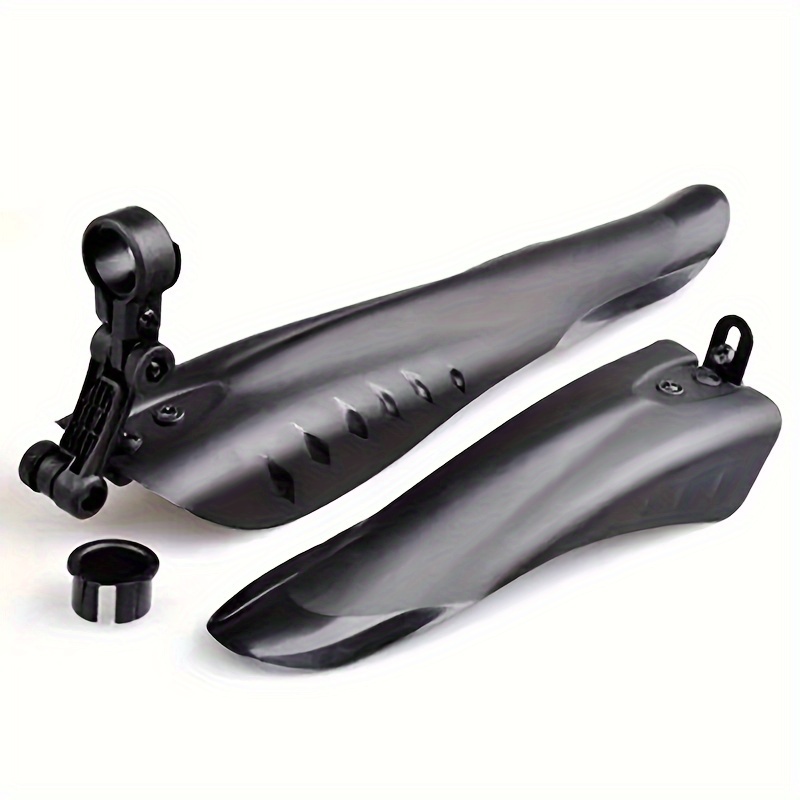 

2 Pieces High-index Plastic Bike Fenders - Front And Rear Tire Wheel Mudguards For Mountain And Road Bikes - Adjustable And Durable