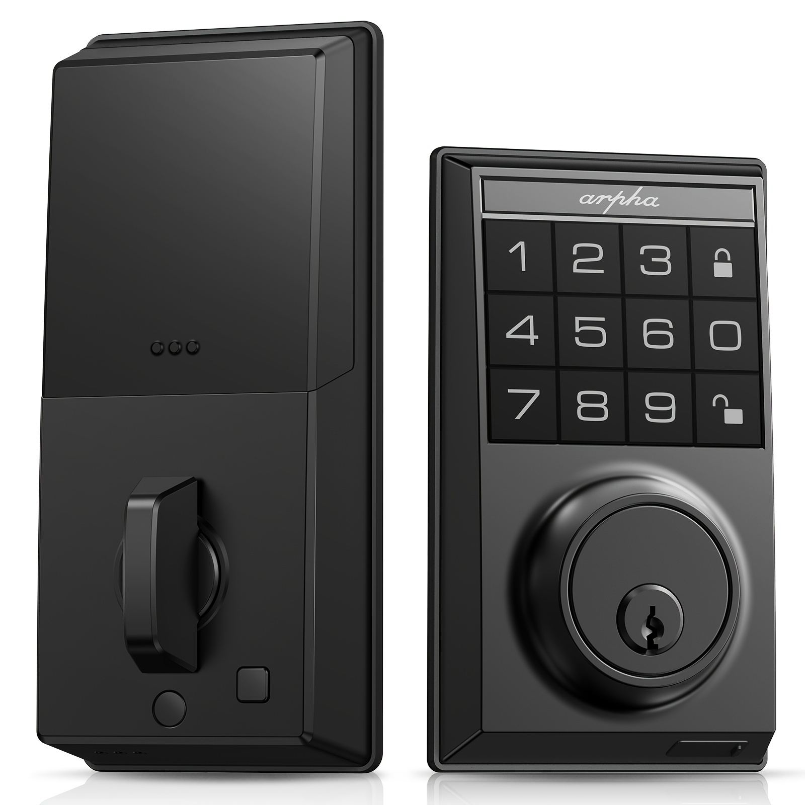 

Arpha D100door Lock With Entry, To Set, Deadbolt Lock Featuring Keypad, Included, Battery Supply(not Provide), Anti-peeping Password, , ,