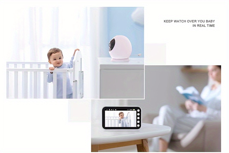 Smart Youngsters Monitor Camera with Infrared Night Vision & Two-Way Audio - USB Powered, Rechargeable Battery, 720P HD Indoor Security for Home Safety details 4