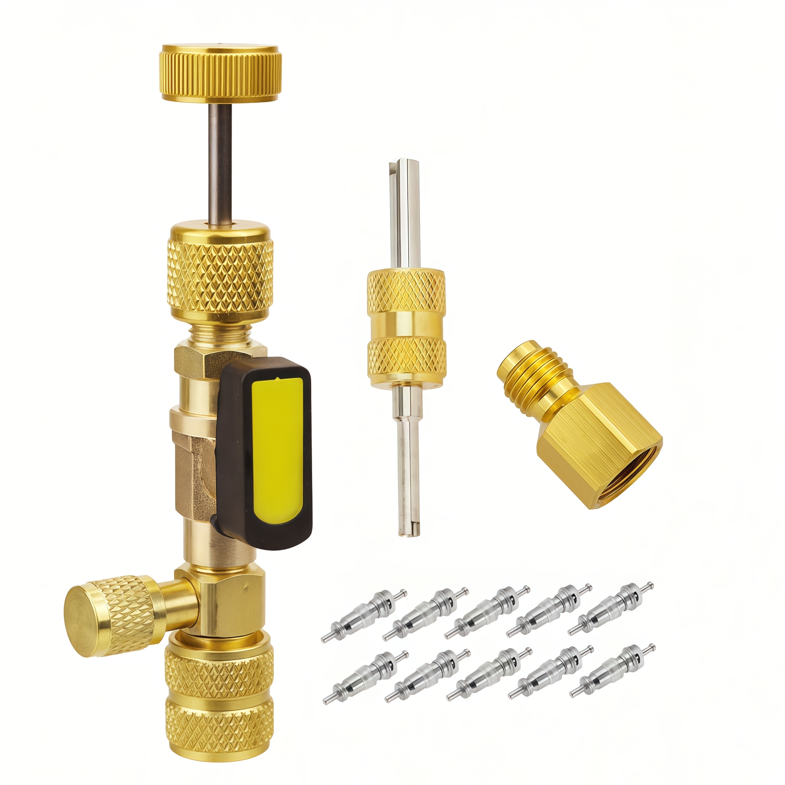 TEMU Leak-proof Hvac Valve Core Remover Set With 1/4