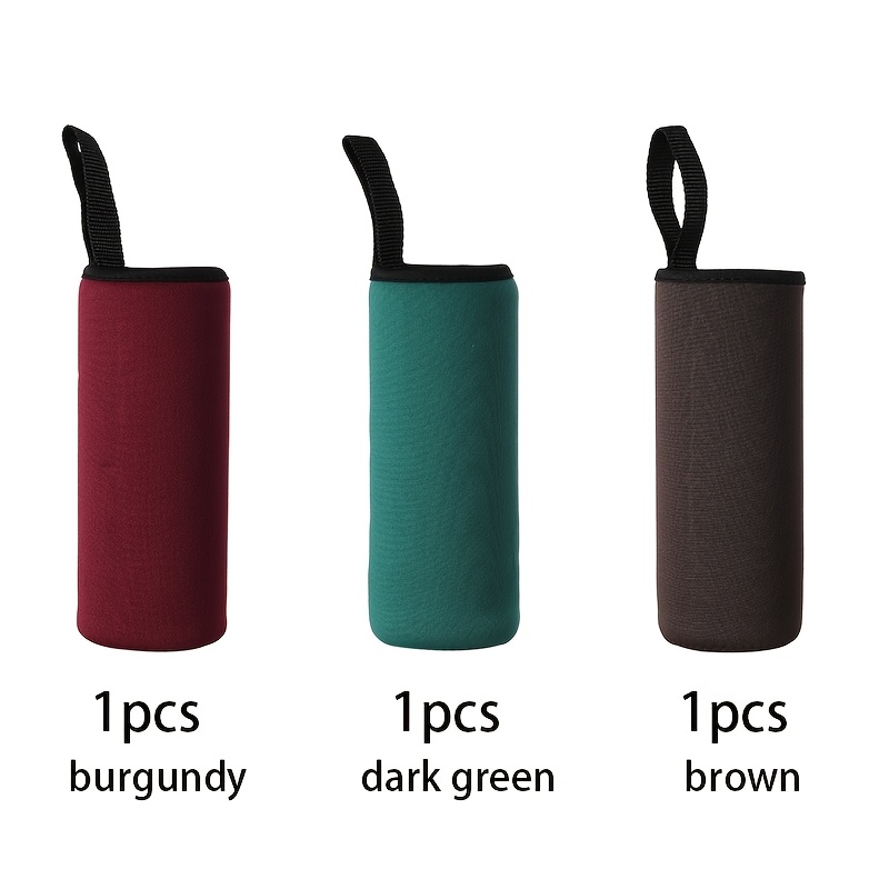 TEMU 3pcs Of Multi-colored 550ml Minimalist Portable Water Bottle Sleeve Water Bottle Protective Cover Fitness Outdoor Outdoor Leisure Sports Cup
