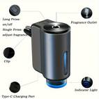 smart car air aromatherapy diffuser scented car air freshener three bottles of essential oils humidifier car essential oil diffuser