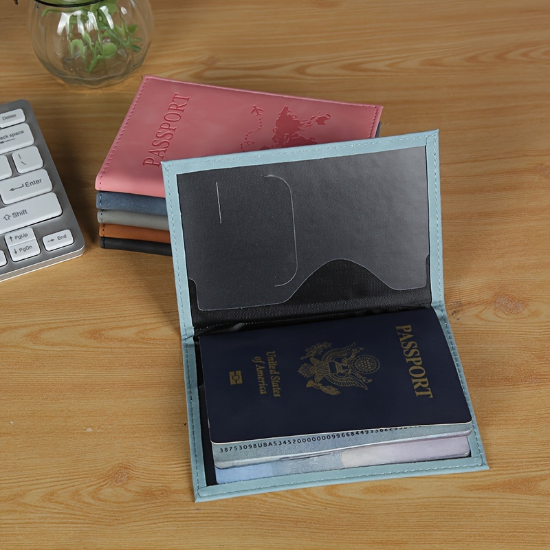 1pc Simple Passport Holder, Convenient Passport Case