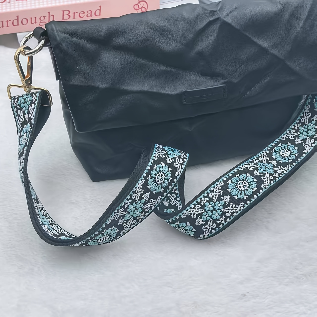 E-shop 1 Stück Ethnische Schultergurt Verstellbarer Einzelner Schulter Crossbody Taschenriemen Gestickter Jacquard Ersatzband, Geldbörsenherstellung,