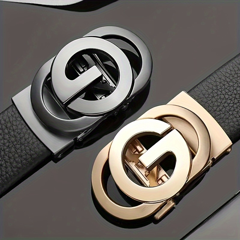 

Men's Business Belt, Automatic Buckle Belt, Men's Casual Fashion Leather Belt Gift