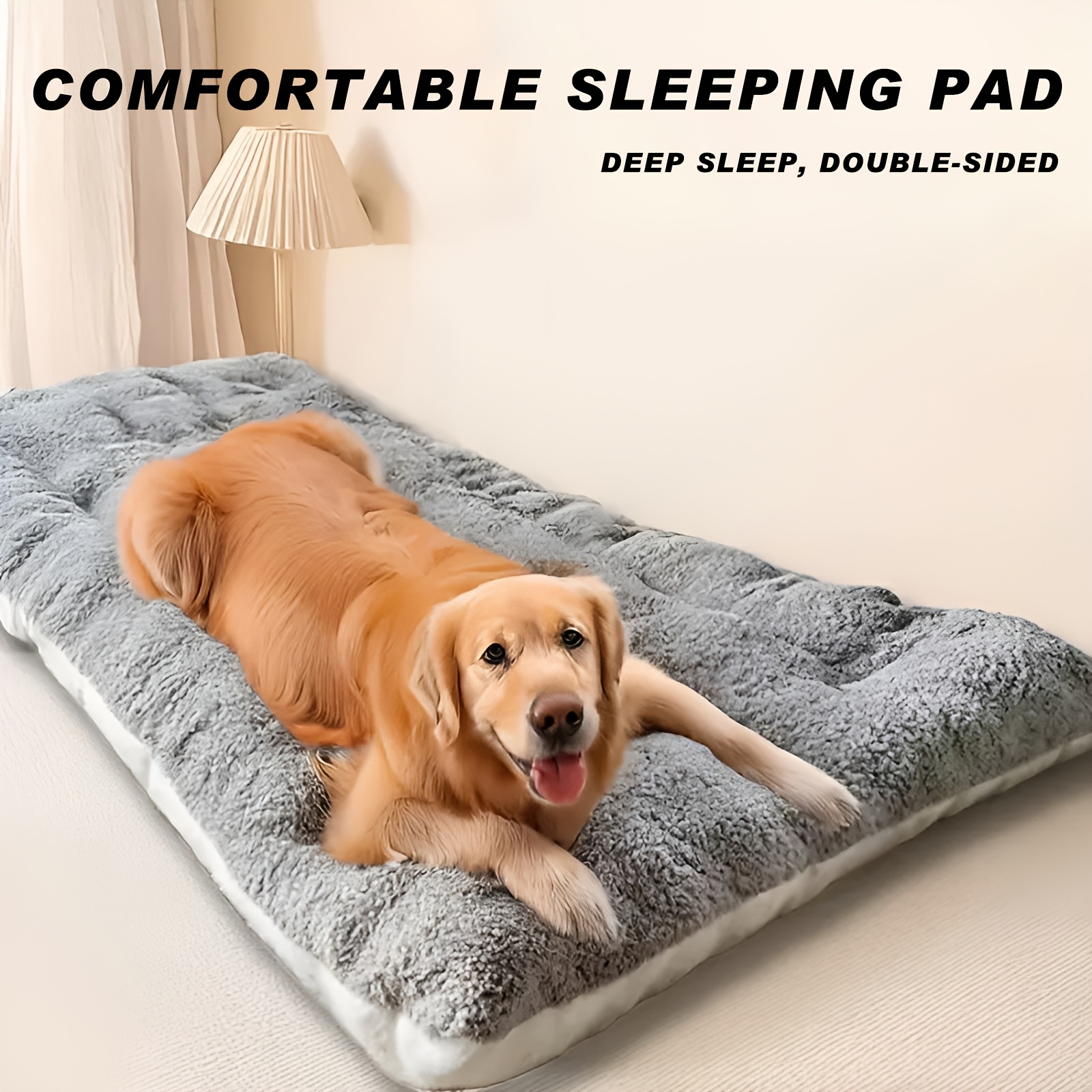 1pc Super Thick Pet Sofa Bed Polyester Fiber Filling Fluffy And Full Not Collapsing After Sitting Or Lying for a Long Time Double-Sided Available Universal for All Seasons Non-Slip Bottom Stable Large Size Strong Load-Bearing Essential for Pet-Ownin