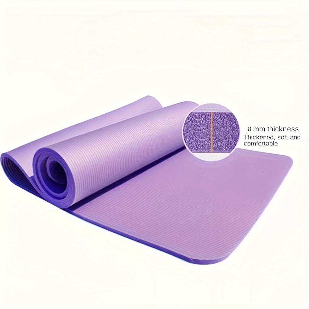 

Yoga Mat, 8mm Thick, Foldable Exercise Mat For Travel, Non-slip Workout Mat For Fitness, Pilates
