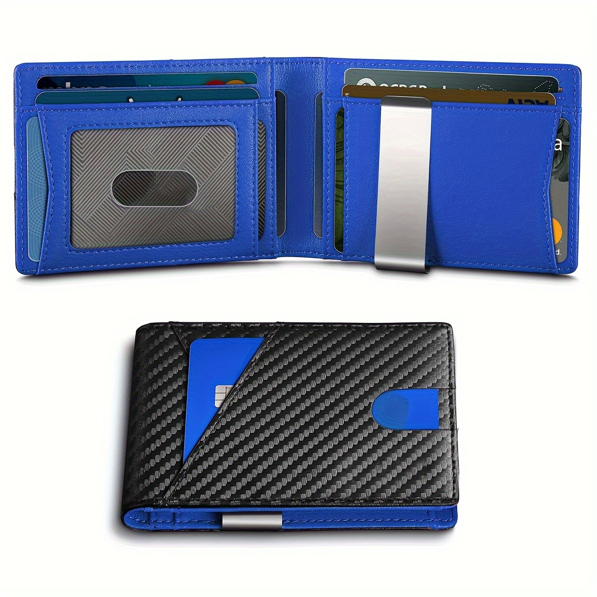 

Rfid Blocking Multi-card Card Case Card Holder Minimalist Slim Front Clip Wallet