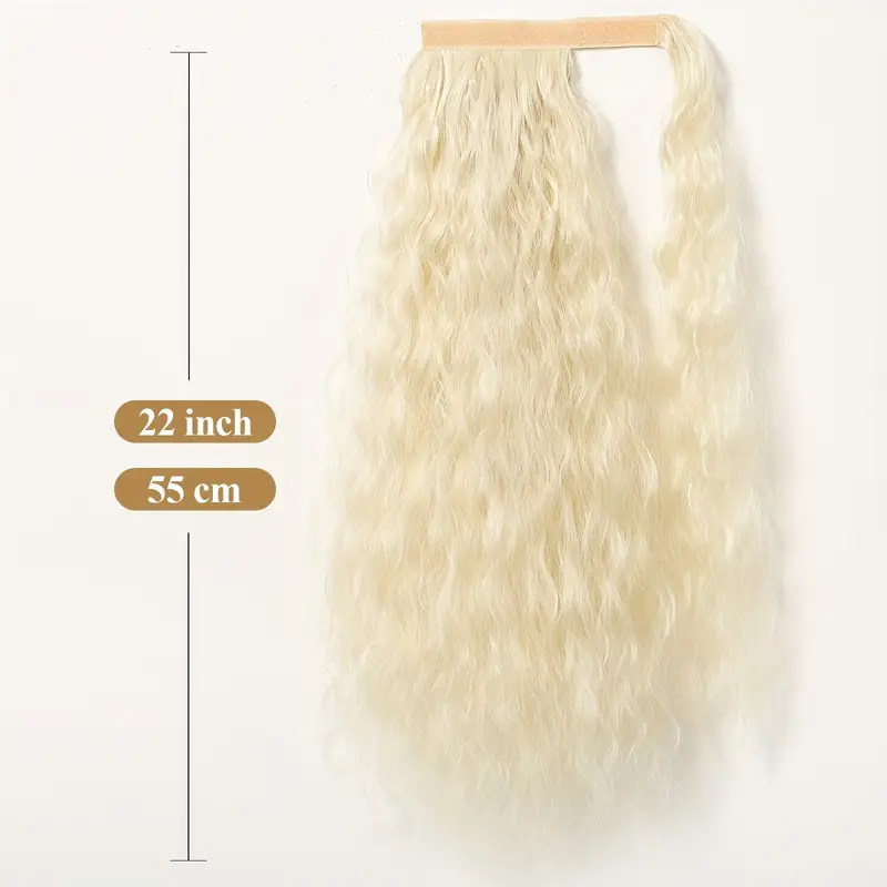 55.88 cm curl hair extension - elegant bouncy waves, high-quality heat-resistant fiber, daily wear, parties & festivals, , versatile hairpiece, party hairpiece, festival hairpiece, versatile style, heatresistant material details 3