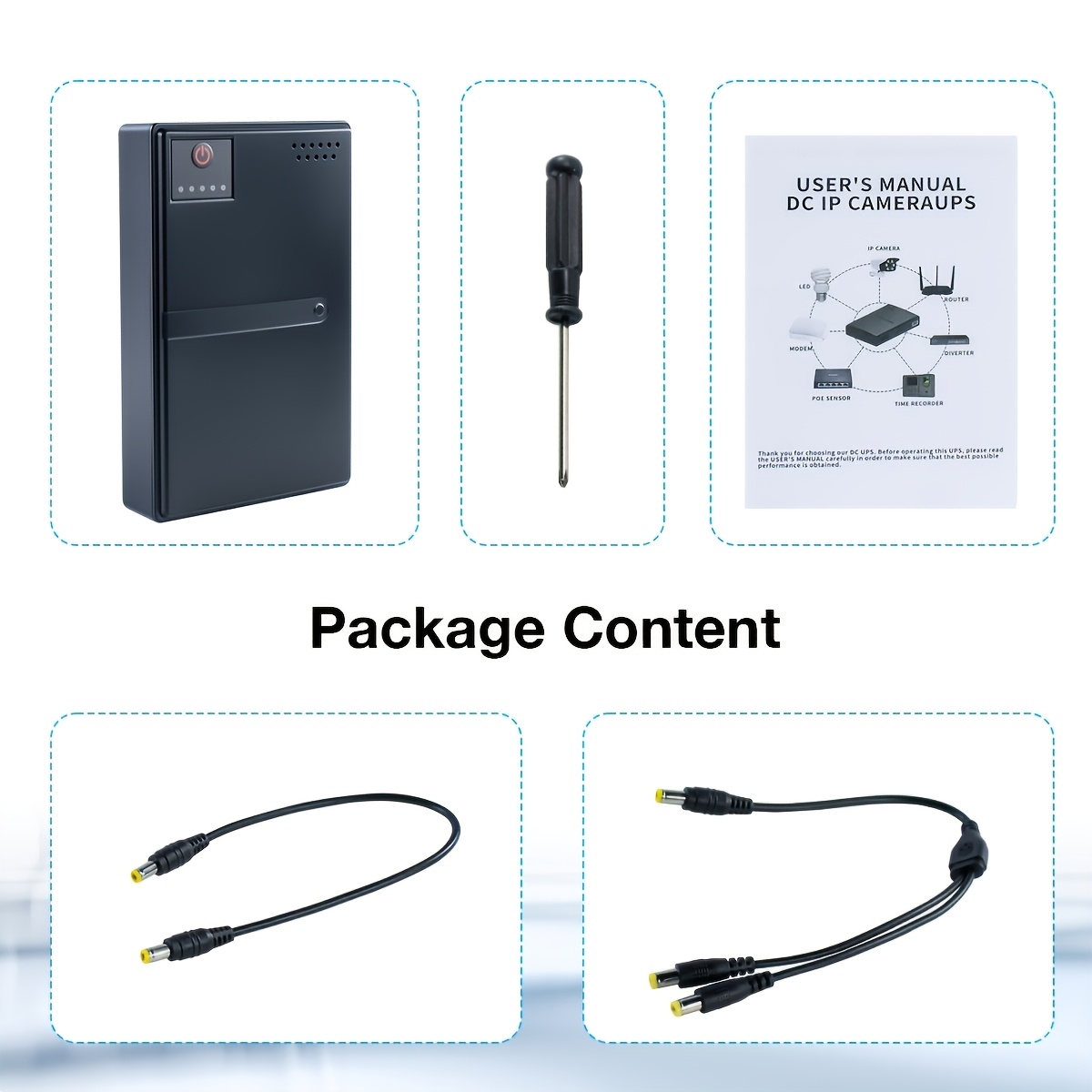 UPS for router XIONG Qi DC1018L 18W USB DC POE (without battery)