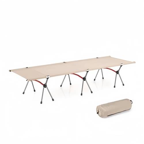 time bearing outdoor dual height folding bed 7075 ultra light aluminum alloy alloy office nap bed for camping and leisure