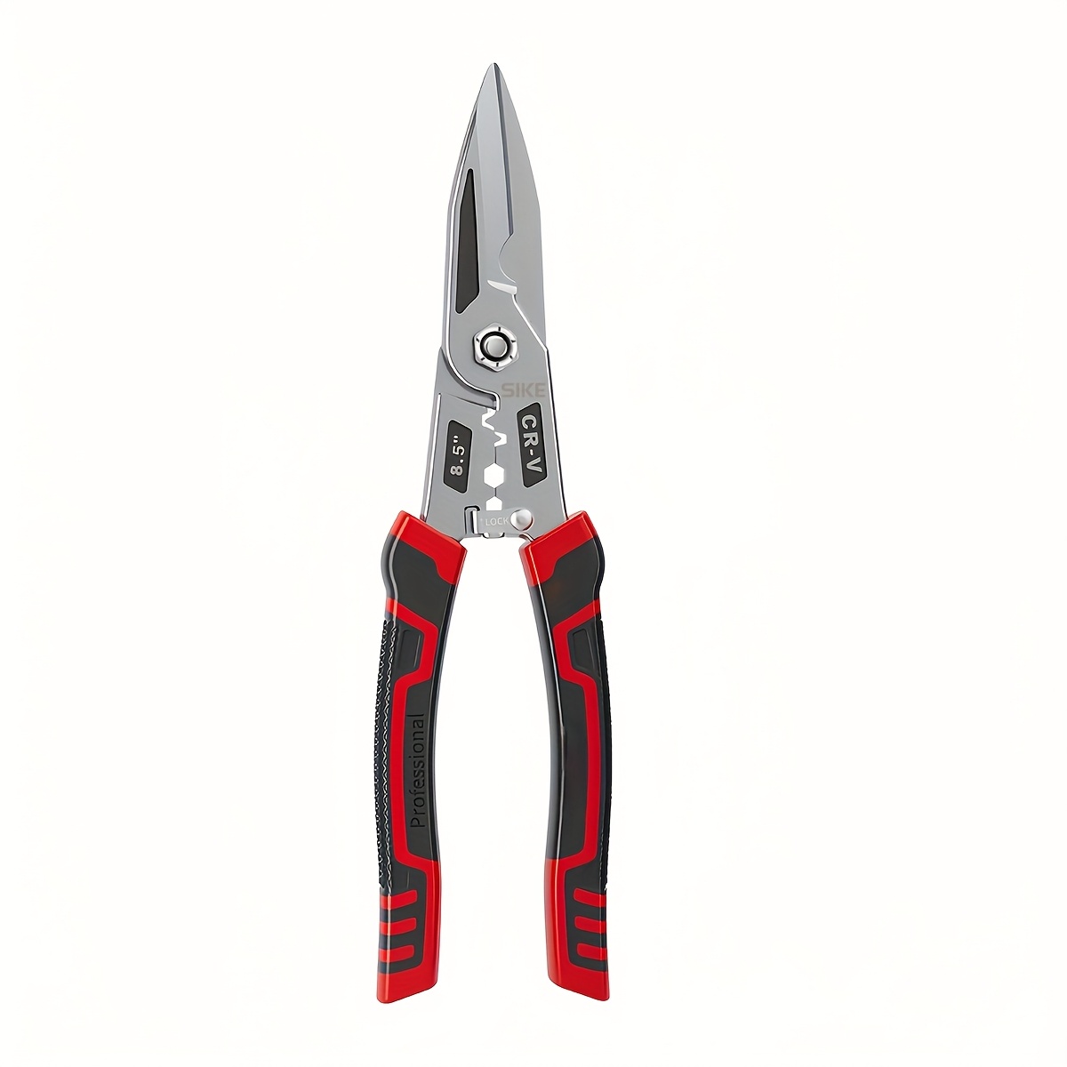 1pc Industrial-grade Metal | Multi- Cutter, Wire Stripper, And Cable Crimping Pliers For Aerospace And Metal Roofing