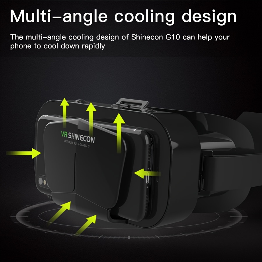 without battery 3d movie phone vr headset for adults watching movies adjustable comfortable details 4