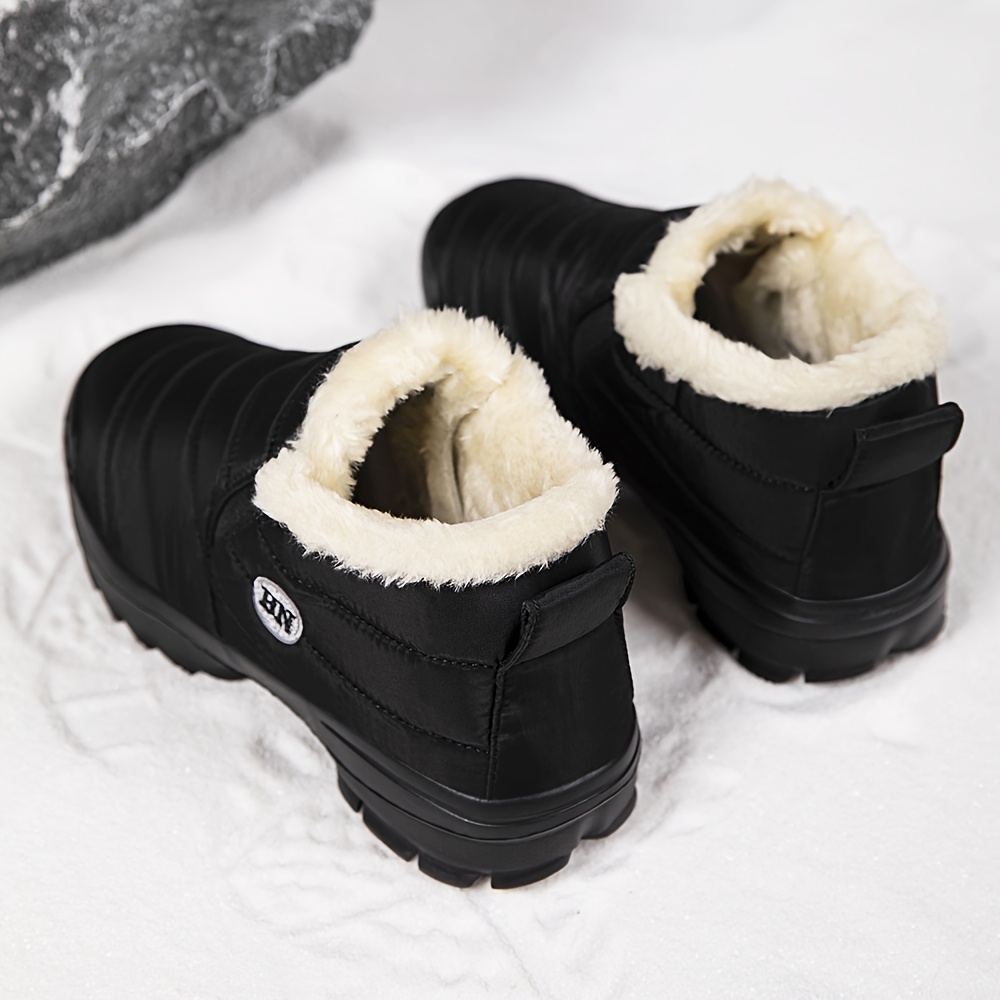 Men's Snow Boots, Warm and Comfortable Ankle Boots for Outdoor Hiking