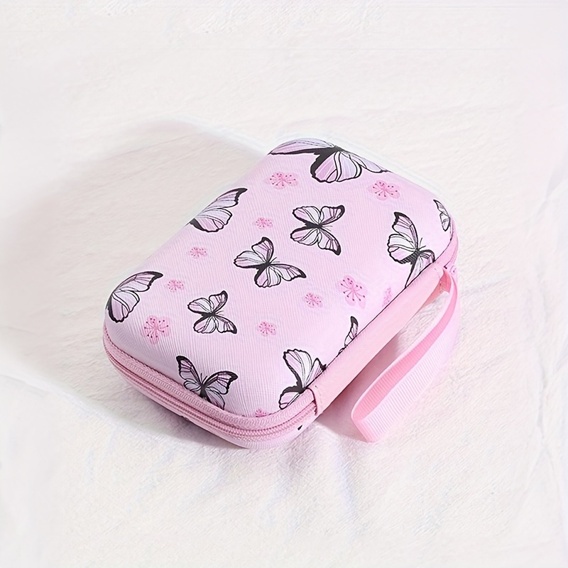 EVA Heart-Themed Zipper Pouch z USB polnilom in shranjevanjem kabelov - Trpežni, prenosni organizator za slušalke in dodatke, organizator