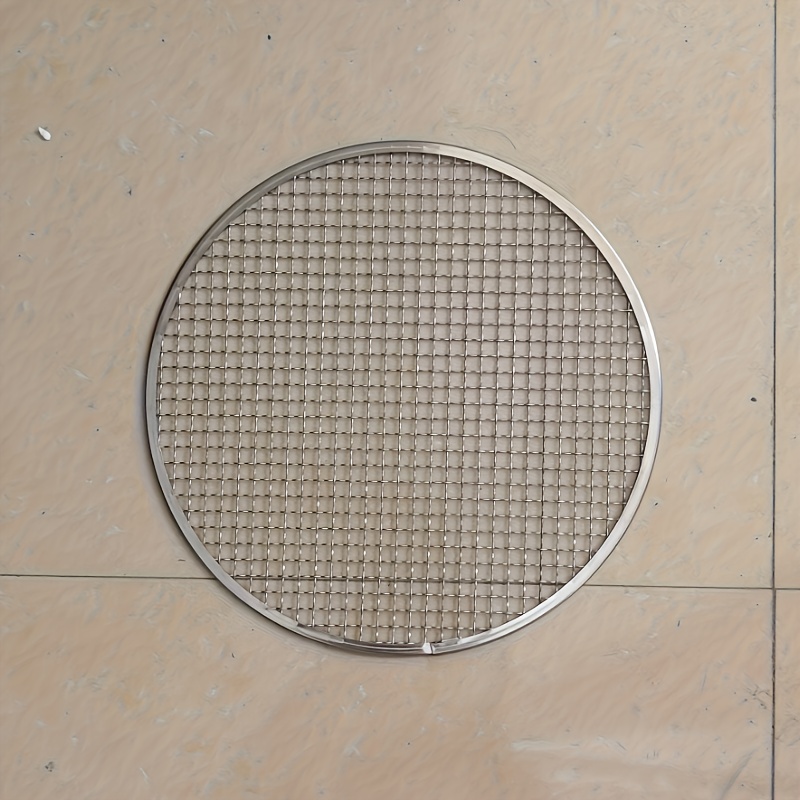 Stainless Steel Net - Thick Round Charcoal Bbq Mesh For Outdoor Cooking, Kitchen & Dining Essential
