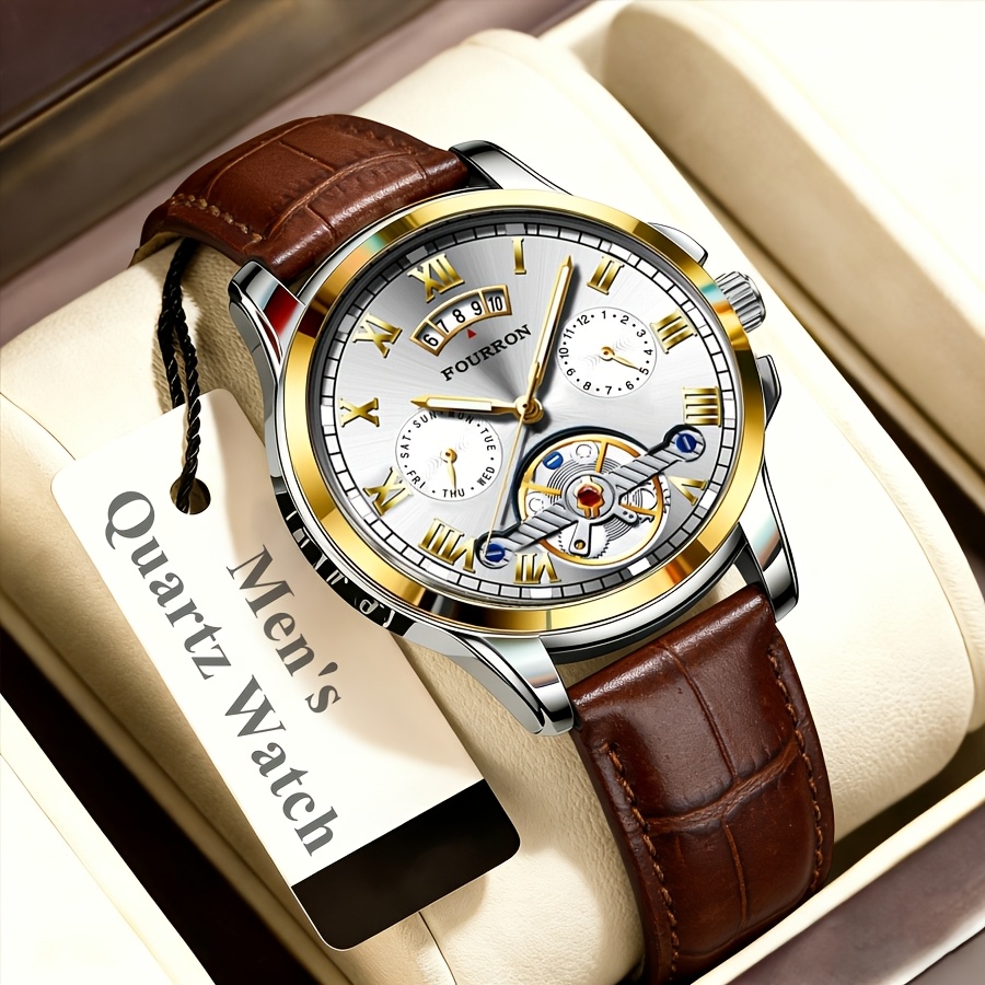 Fully Automatic Quartz Watch with Minimalist Design