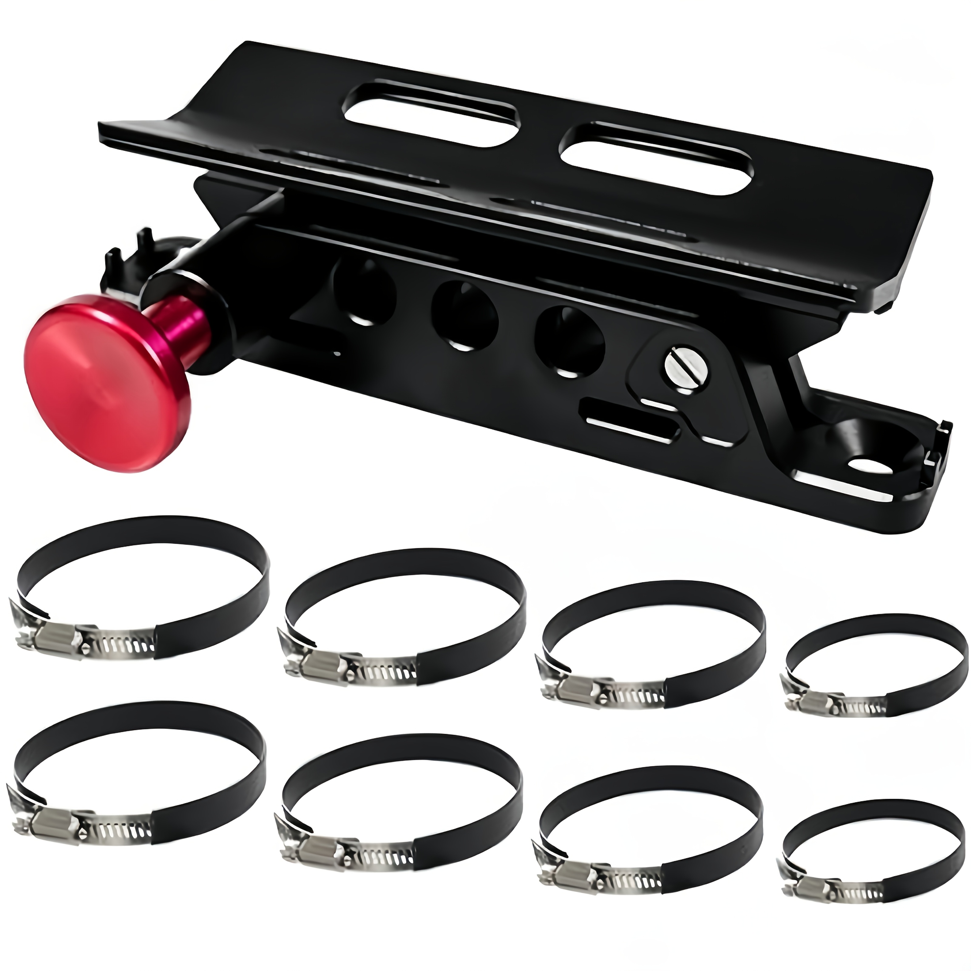TEMU 9pcs Aluminum Quick Release Fire Extinguisher Mounts, Adjustable Roll Bar Holder For Wrangler Tj Jk Jku Jl, Utv, Rzr Ranger - Secure &