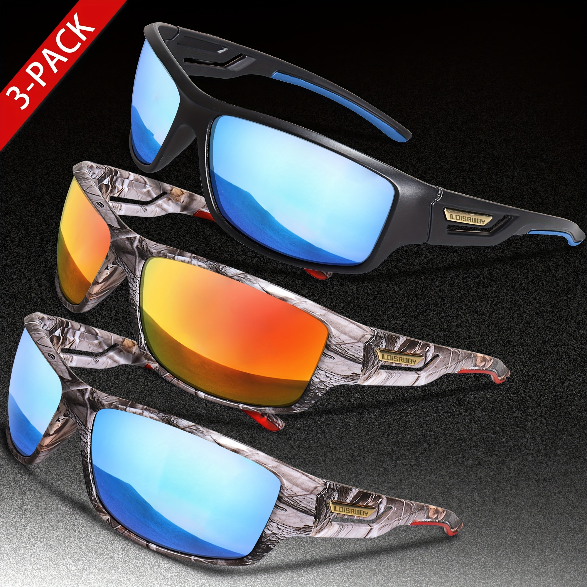 Polarized Cycling Driving Glasses Outdoor Sports - Temu
