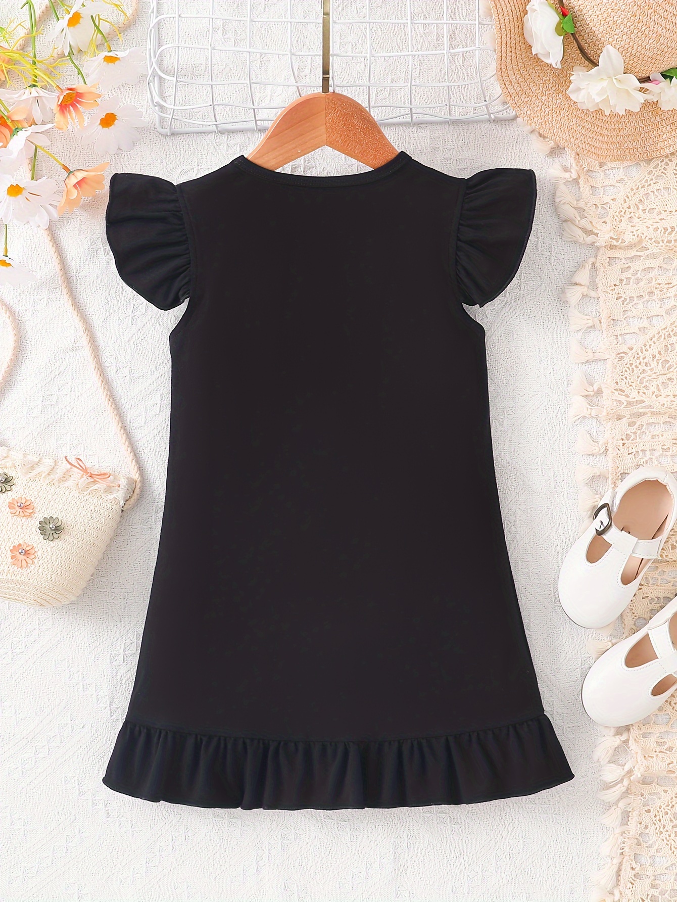 Baby Girls Summer New 95% Cotton Fashion Casual Dress - Temu