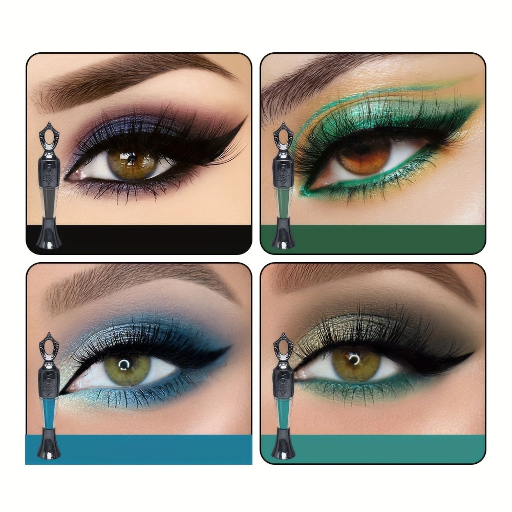 Lakerain Delineador en Polvo, Color de Ojos de Larga Duración, Suave y Agradable para la Piel, Fácil de Usar, Delinea Suavemente los Ojos, Aumenta tus Ojos y Mejora la Visión, Maquillaje de tus Ojos