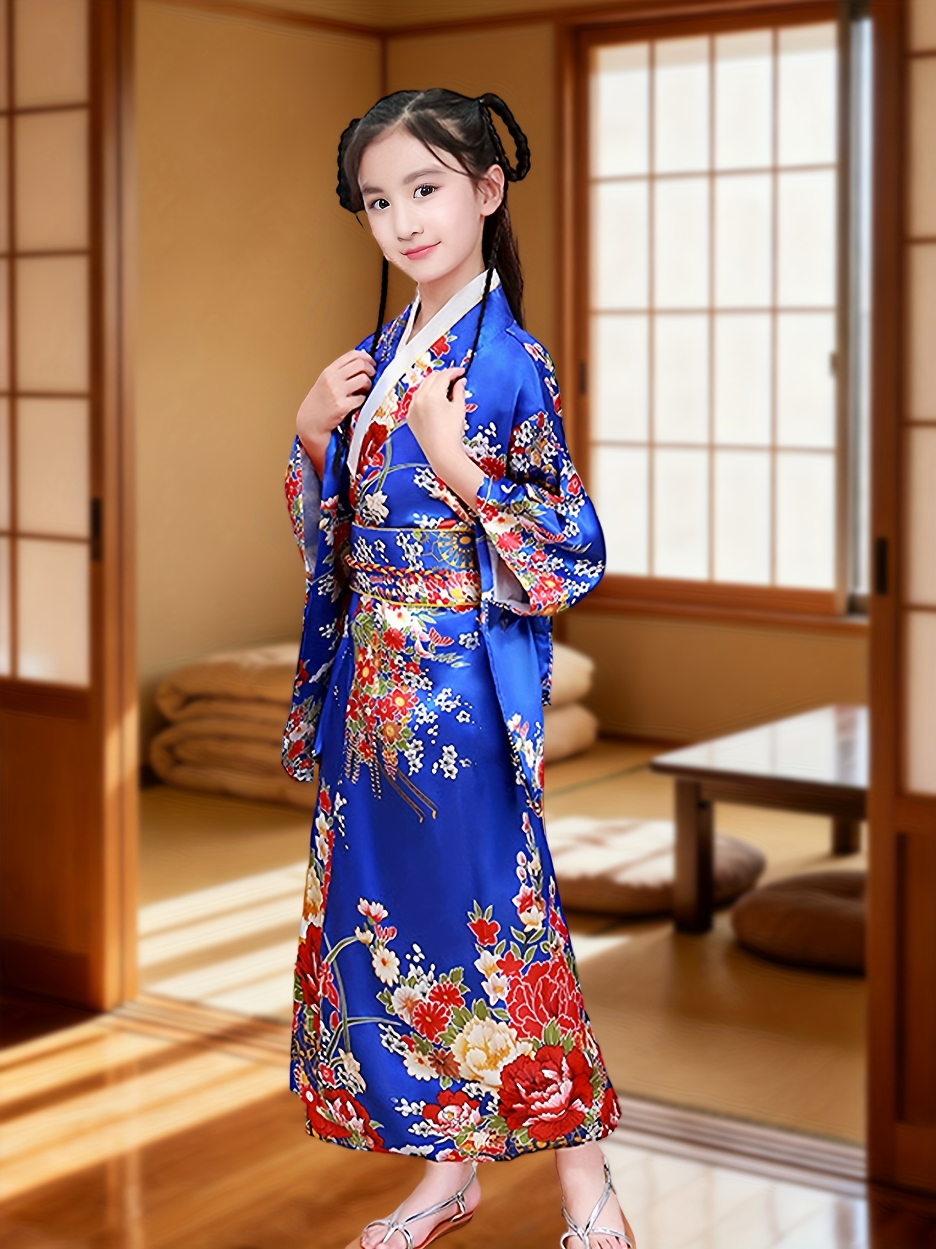 girls japanese kimono new style kimono prints a princess