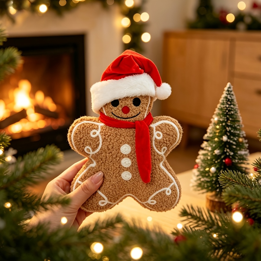 Gingerbread Plush Christmas Stuffed Toy